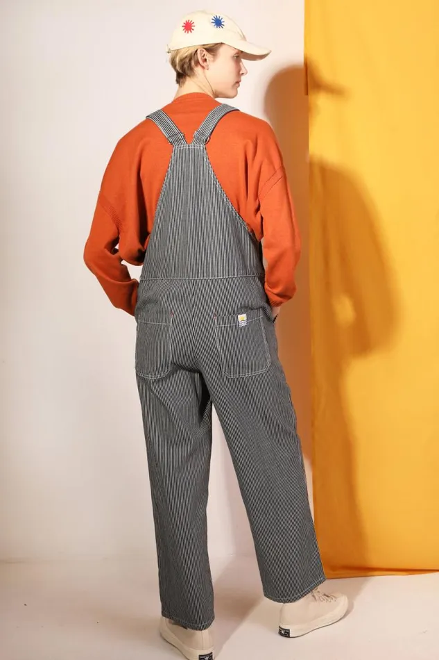 LF Markey Dungarees Women Bryson Dungaree Indigo Stripe