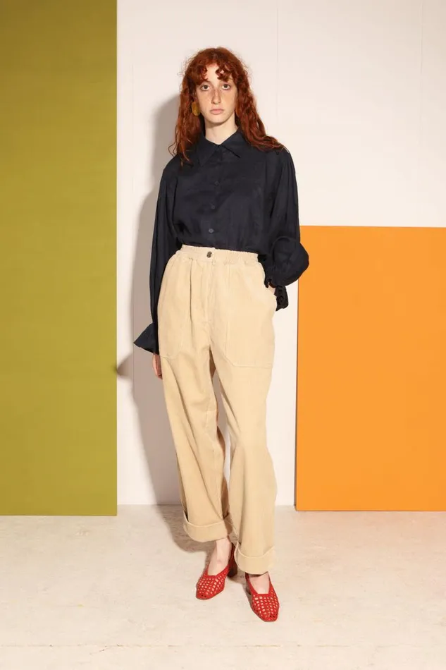 LF Markey Trousers Women Beckett Trouser Beige Regular Fit