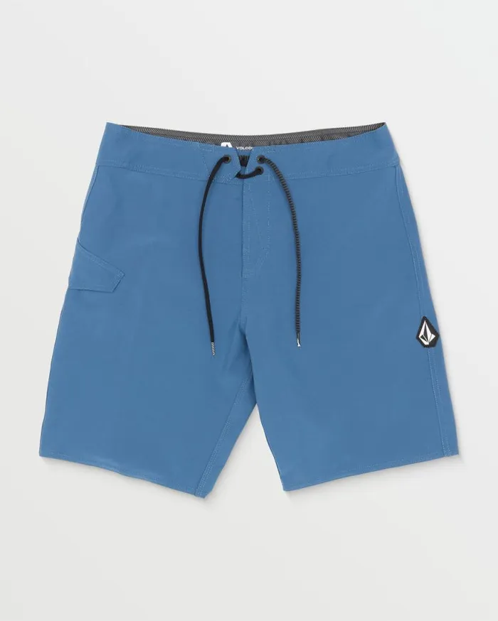 Lido Solid ModTech Trunks 8211 Blueberry Mens Volcom Boardshorts and Trunks