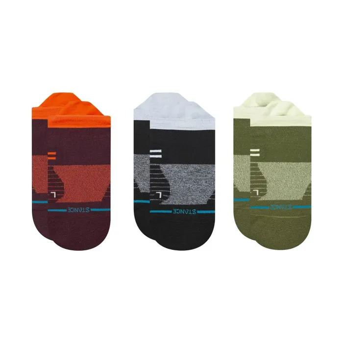 Light Performance Tab Socks 3 Pack Speedy 8211 Multi MenWomen Stance Tab