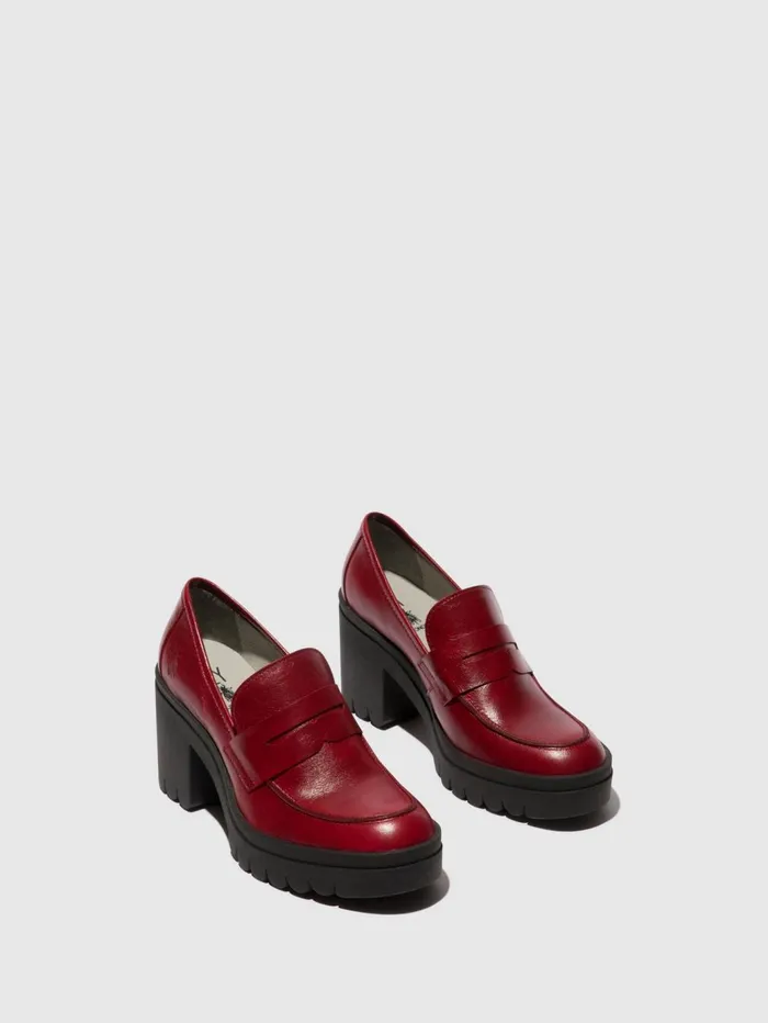 Loafers Shoes TOKY803FLY RED Women Fly London Shoes