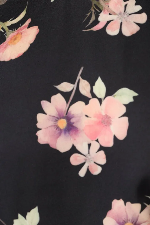 Long Sleeve Dresses Emillia Dress Dark Floral 8211 Petal and Pup Women