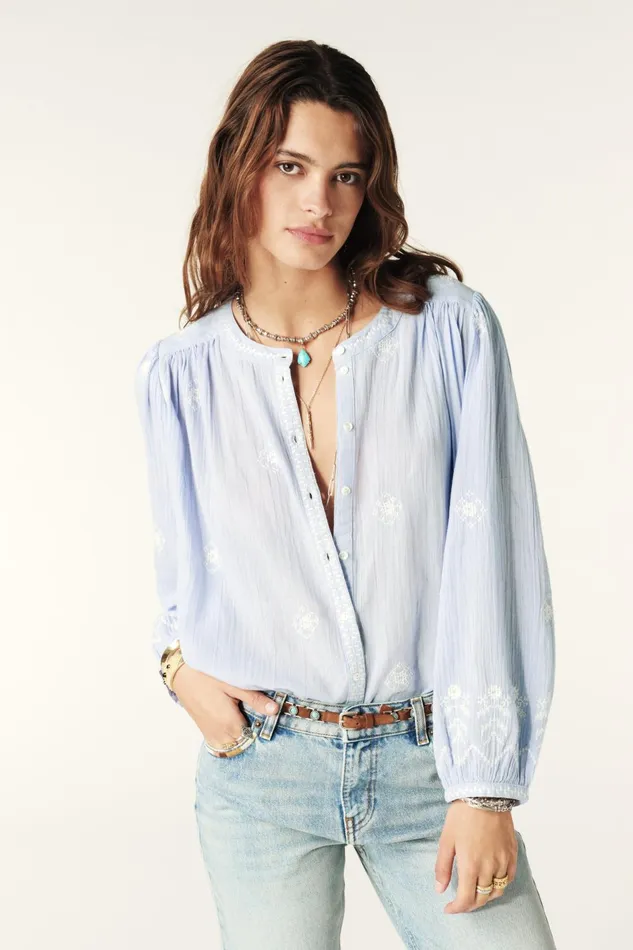 LongSleeve Shirt Duha Pink Women Baandsh Tops and Shirts