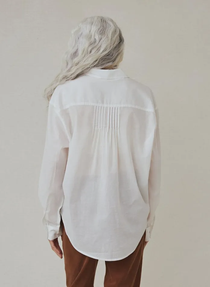 Long Sleeve Women Bella Dahl Pintuck Flowy Shirt 8211 White Long Sleeve Women Bella Dahl Pintuck Flowy Shirt 8211 White