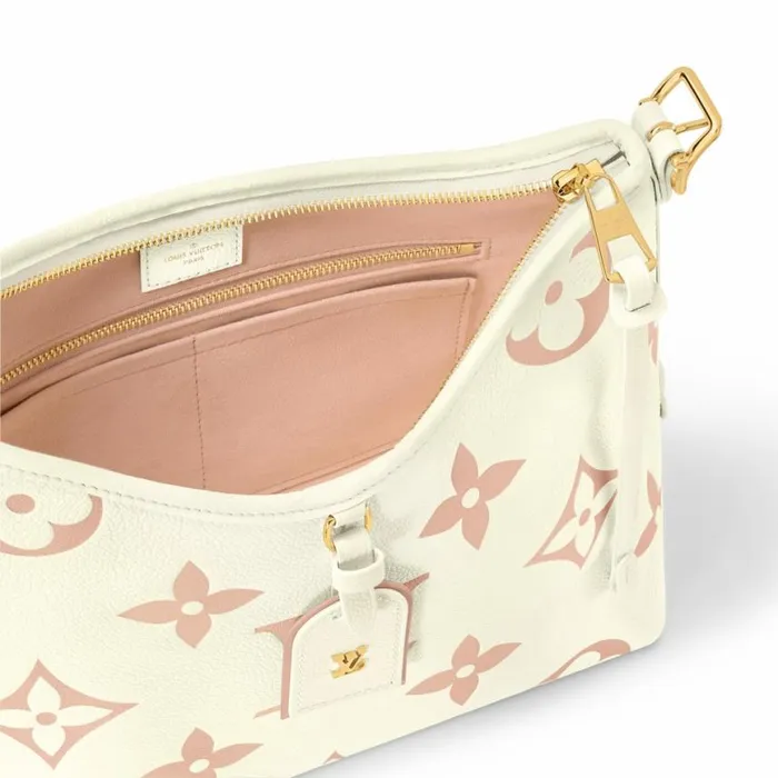 Louis Vuitton M24141 CarryAll PM LatteChamallow 8211 Louis Vuitton Handbag Store Women Louis Vuitton CarryAll Bag