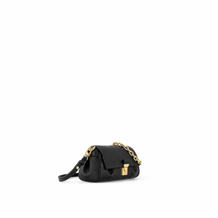 Louis Vuitton M45813 Favorite Monogram Empreinte Leather Black 8211 Louis Vuitton Handbag Store Women Louis Vuitton Pochette Metis Bag