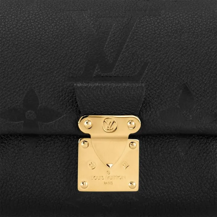 Louis Vuitton M45813 Favorite Monogram Empreinte Leather Black 8211 Louis Vuitton Handbag Store Women Louis Vuitton Pochette Metis Bag