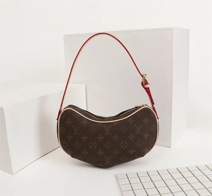 Louis Vuitton M51510 Pochette Croissant Shoulder Bag 8211 Louis Vuitton Handbag Store Women Louis Vuitton Pochette Metis Bag