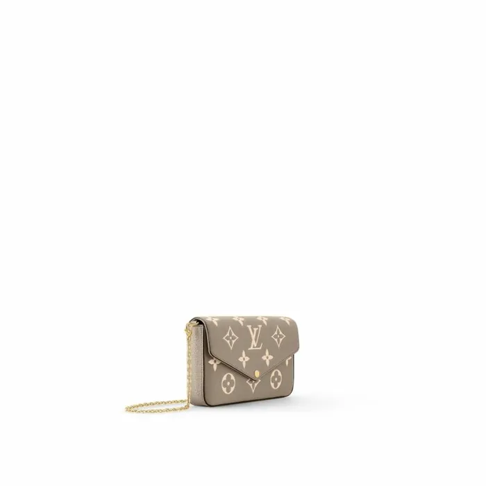 Louis Vuitton M82610 Flicie Pochette Tourterelle Gray 8211 Louis Vuitton Handbag Store Women Louis Vuitton Shoulder and Totes