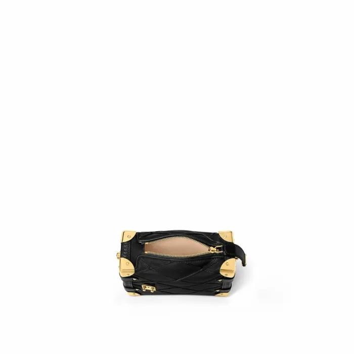 Louis Vuitton M83030 Side Trunk PM Malletage Black 8211 Louis Vuitton Handbag Store Women Louis Vuitton Trunk Bag