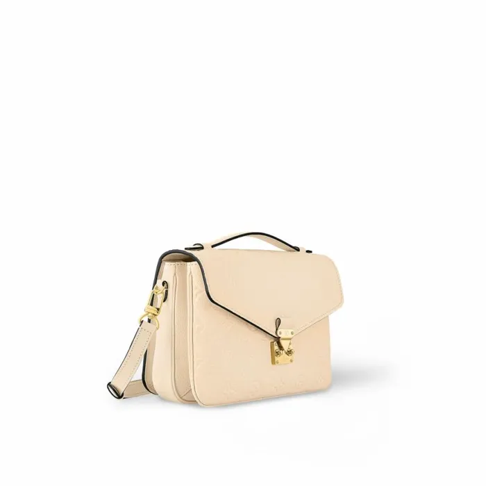 Louis Vuitton Pochette Mtis Crme Beige M46552 8211 Louis Vuitton Handbag Store Women Louis Vuitton Shoulder and Totes