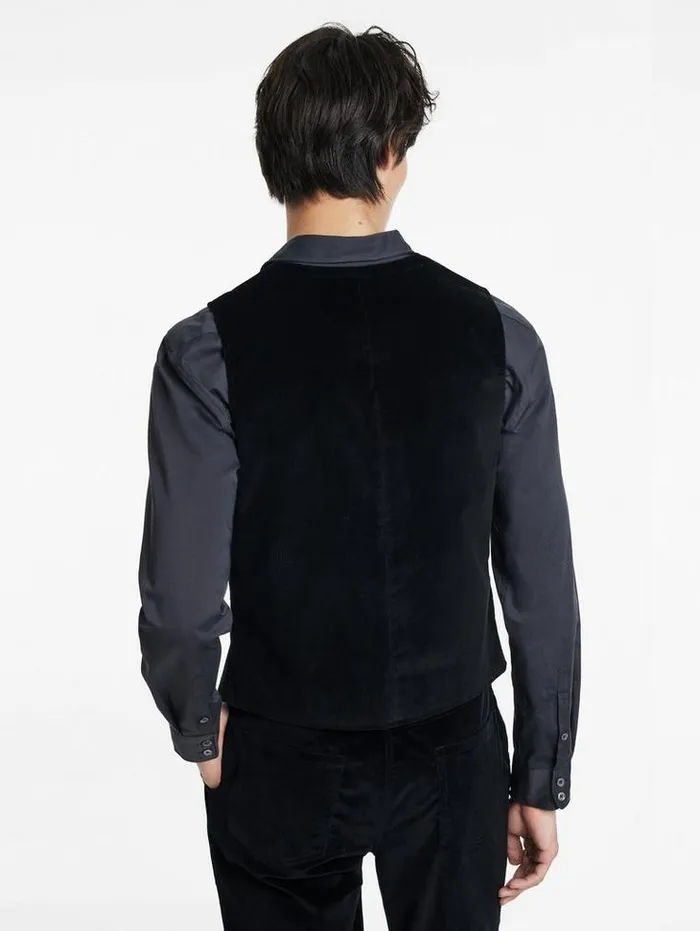 LOWA VEST Black Men John Varvatos Suit Jackets