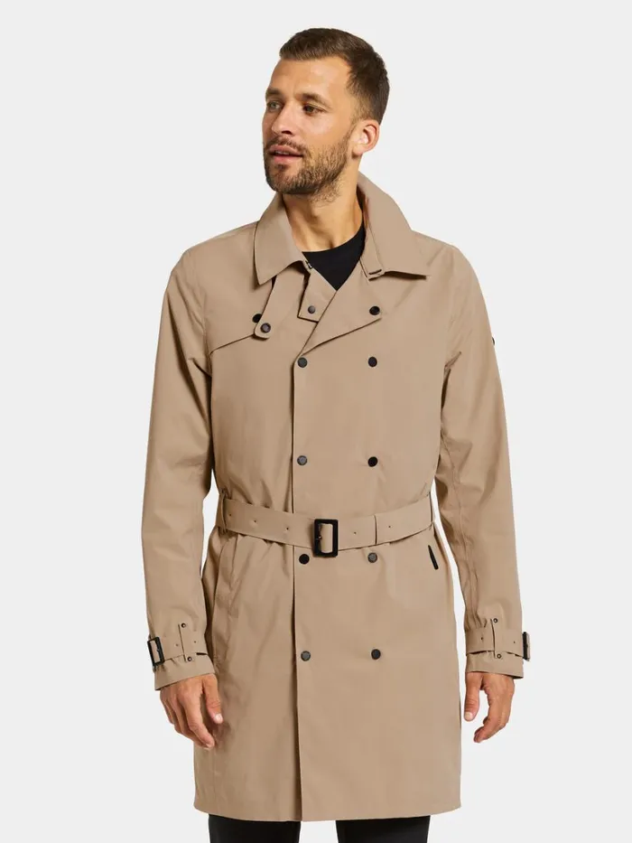 Ludvig Men039s Coat Beige Men Didriksons Lightweight Jackets