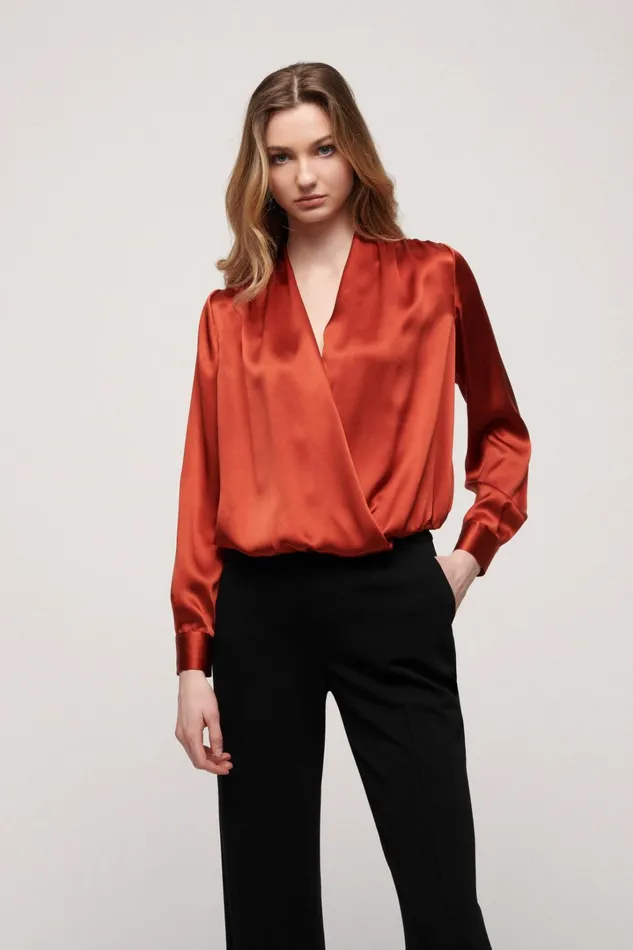Luisa Spagnoli Blouses And Shirts Women Lancetta Rust
