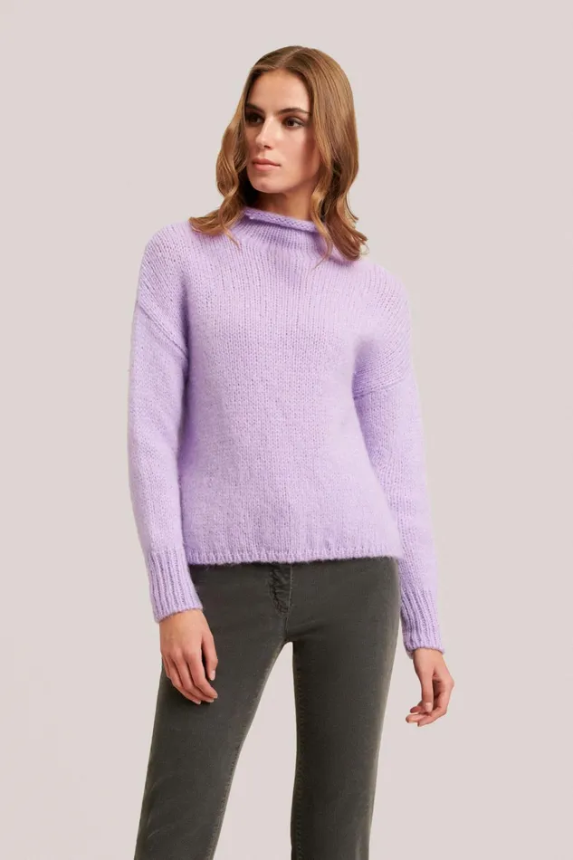 Luisa Spagnoli Knitwear Women Cibernetica Lilac
