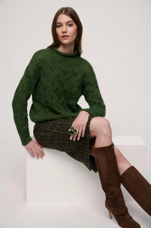 Luisa Spagnoli Knitwear Women Cucitrice Green