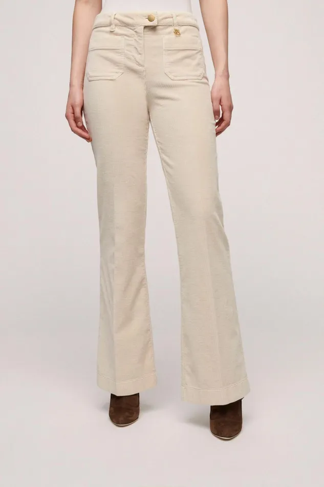 Luisa Spagnoli Pants Women Onico Ivory