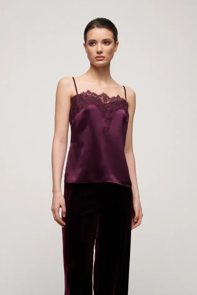 Luisa Spagnoli Tops And TShirts Women Lilia Eggplant