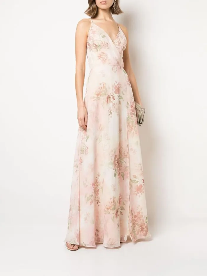 Marchesa Marchesa Notte Sessa Printed Blush 8211 Women