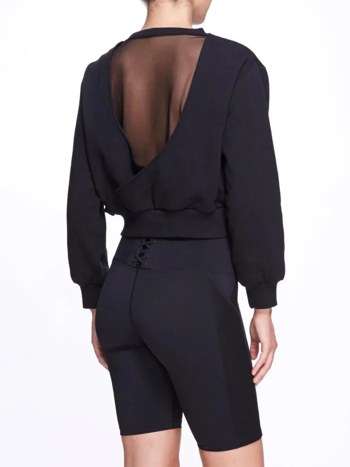 Marchesa Tops Wilma Sweatshirt Black 8211 Women