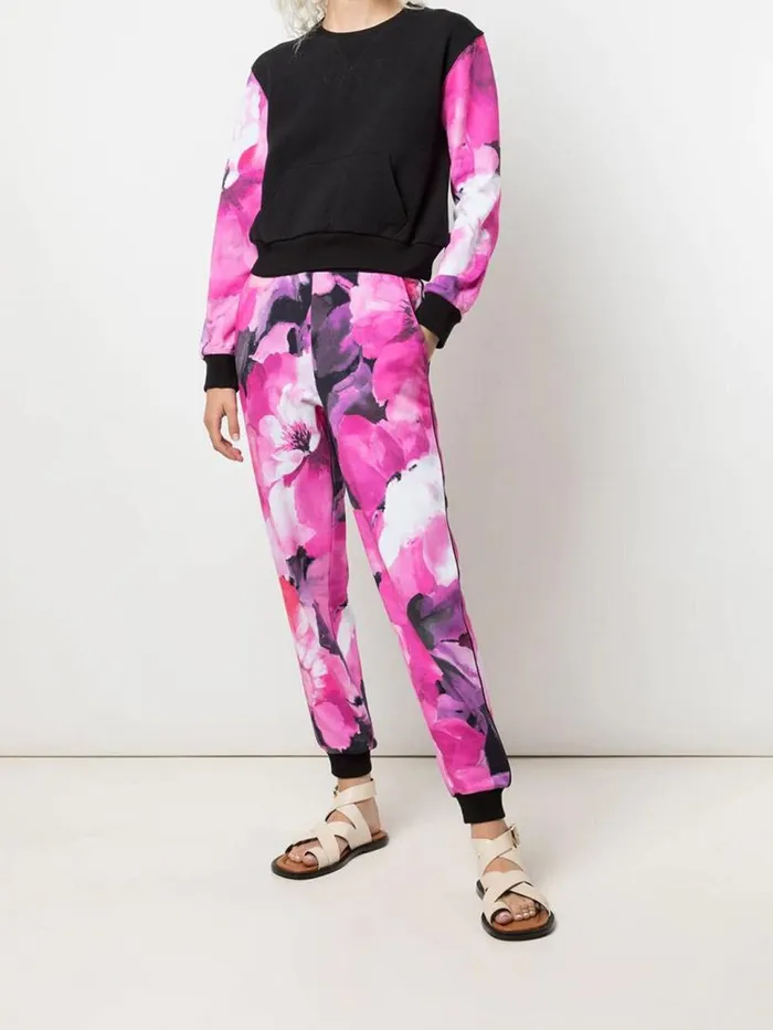 Marchesa Tops Wilma Sweatshirt Printed Raspberry Multi 8211 Women