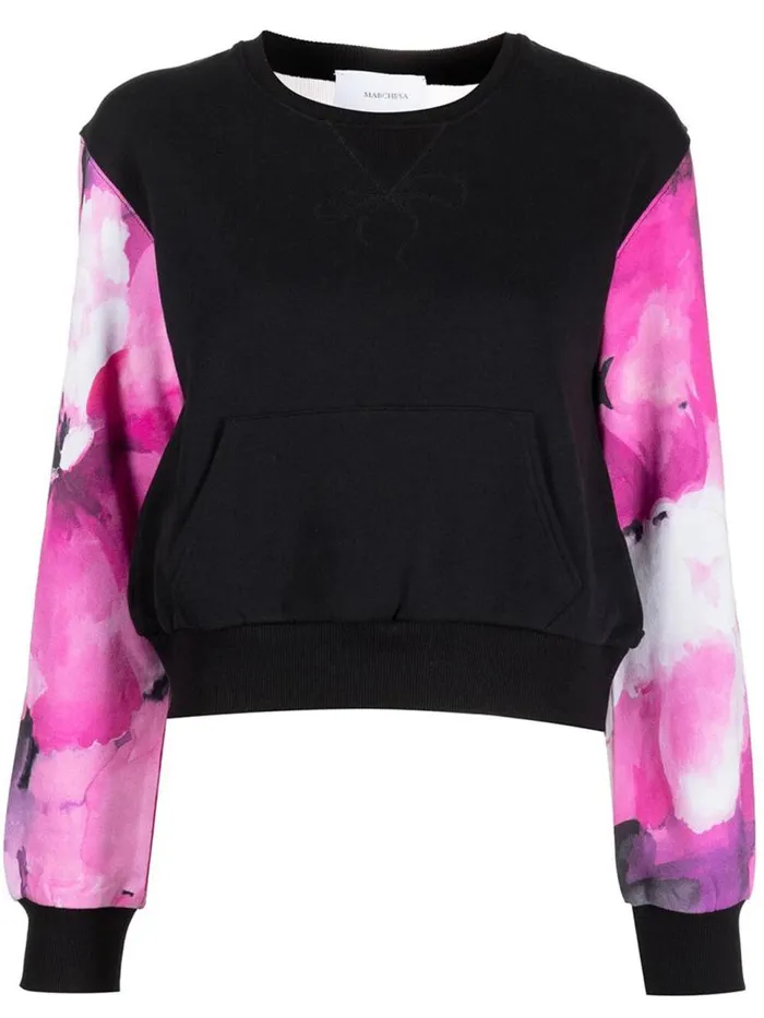 Marchesa Tops Wilma Sweatshirt Printed Raspberry Multi 8211 Women
