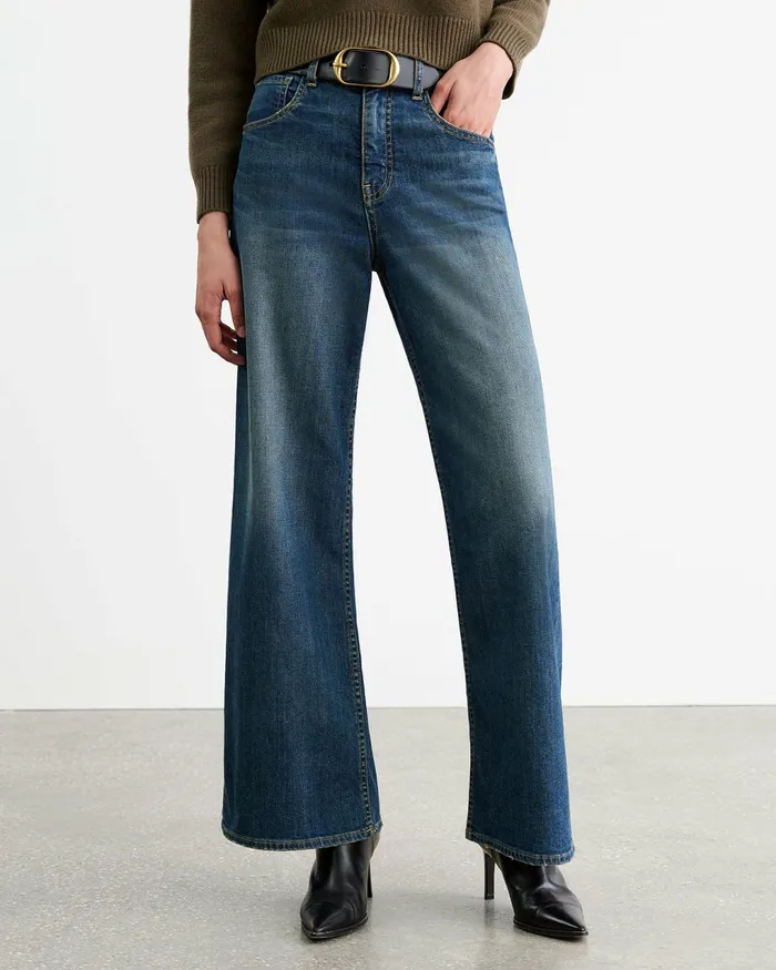 MARLENE JEAN Classic Wash Women Nili Lotan Denim