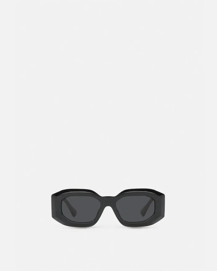 Maxi Medusa Biggie Sunglasses Blackgold WomenMen Versace Sunglasses