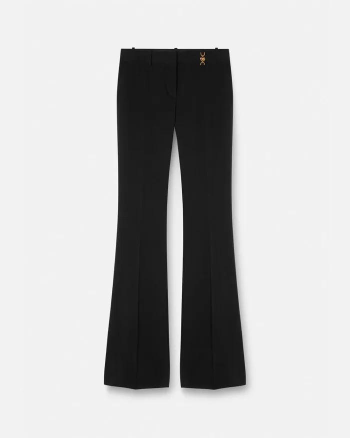 Medusa 03995 Flared Pants Black Women Versace Suits