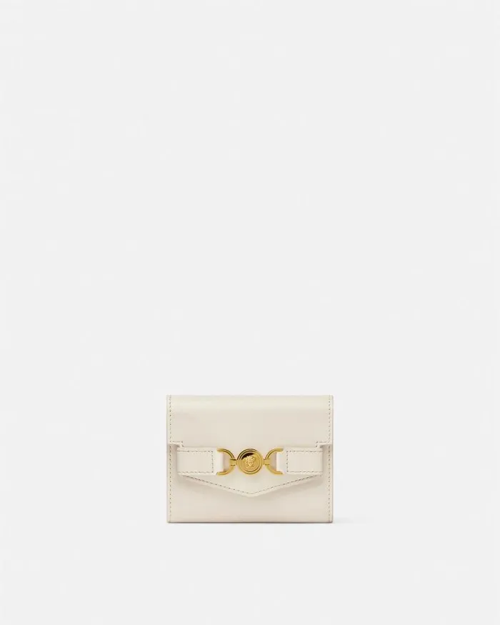 Medusa 03995 Trifold Wallet Beige Women Versace Wallets