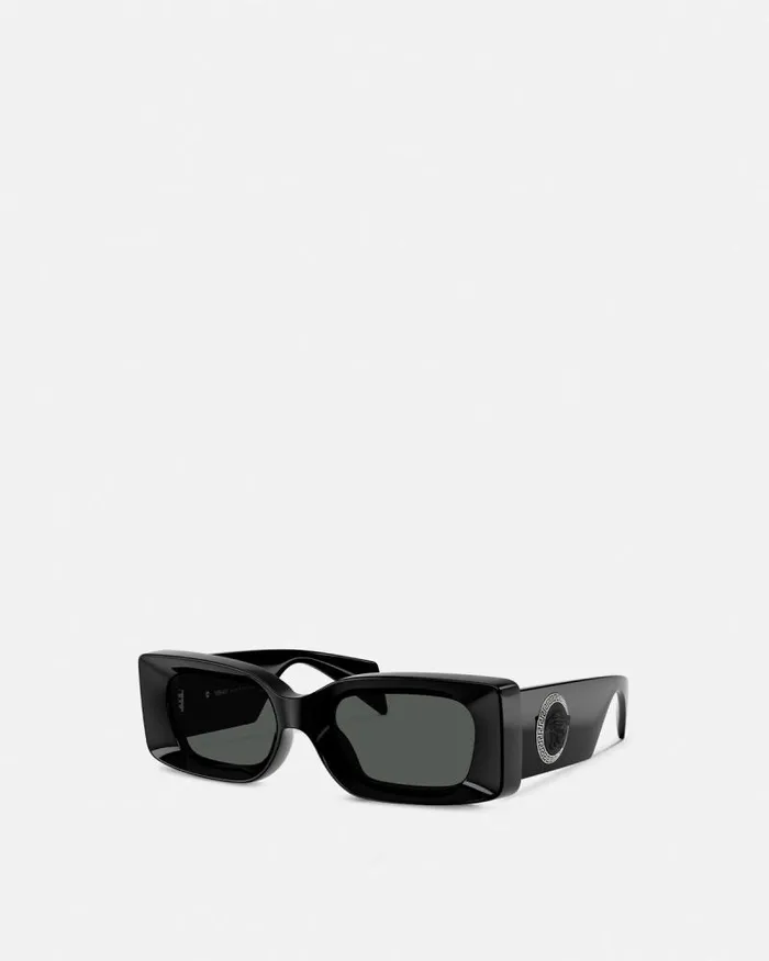 Medusa Medallion Sunglasses Blackgold WomenMen Versace Sunglasses