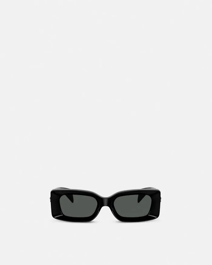 Medusa Medallion Sunglasses Blackgold WomenMen Versace Sunglasses