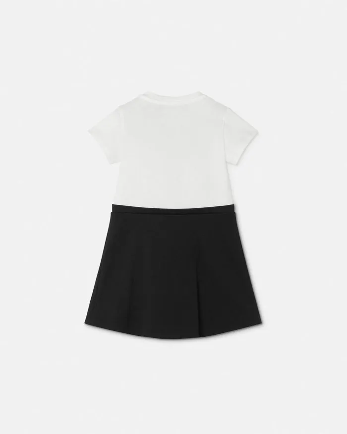Medusa Milano Baby TShirt Dress Blackwhite Children Versace Clothing