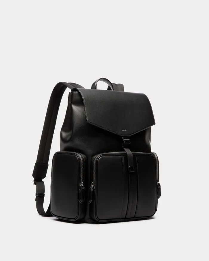 Men Bally Backpacks Mythos Backpack In Black Recycled Leather Black Men Bally Backpacks Mythos Backpack In Black Recycled Leather Black