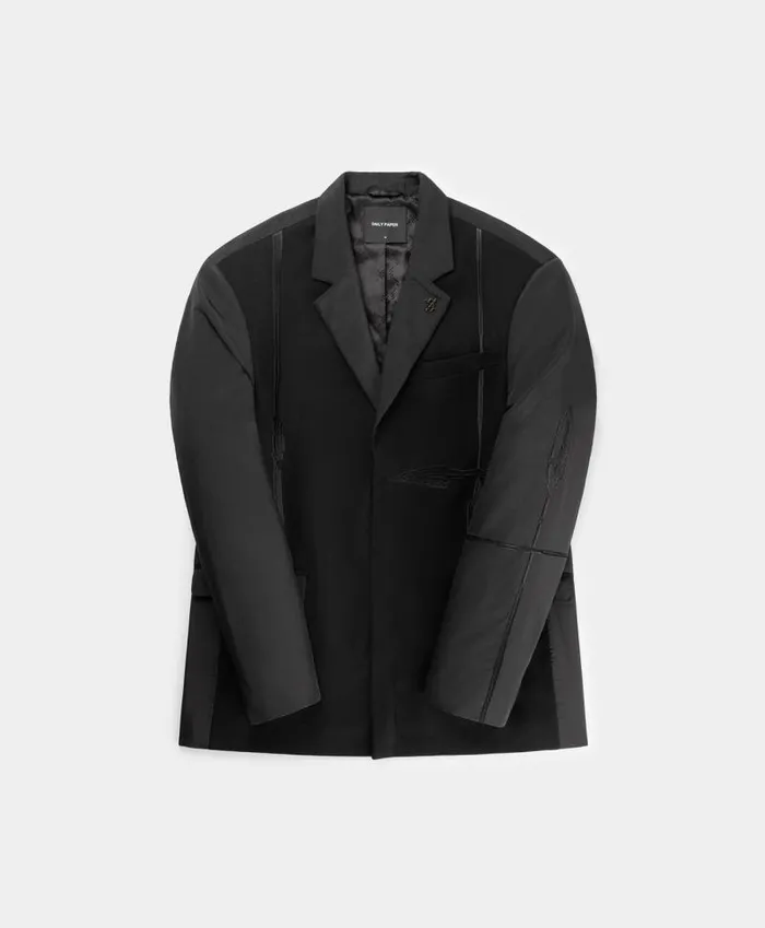 Men Black Rabee Blazer Daily Paper Jackets