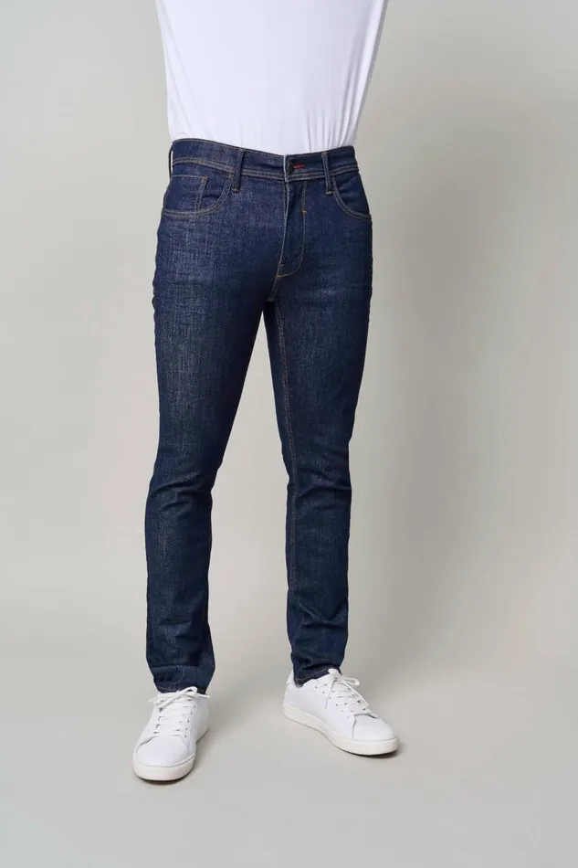 Men Blend Jet Fit Multiflex Jet Jeans Denim Dark Blue