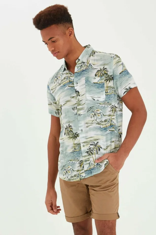 Men Blend Shirts Long Sleeved Shirt Aquifer