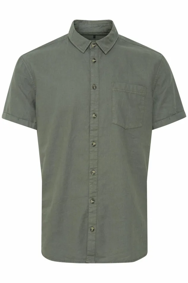 Men Blend Shirts Short Sleeved Shirt Thyme
