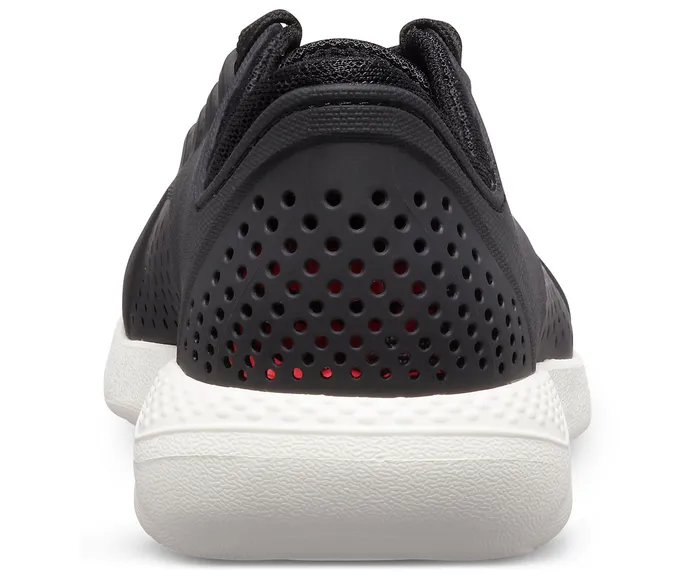 Men Crocs LiteRide Pacer Black White Sneakers