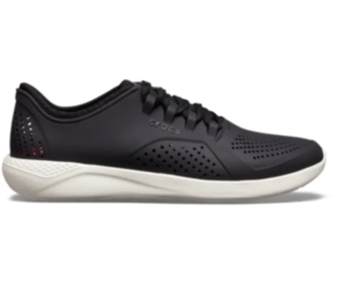 Men Crocs LiteRide Pacer Black White Sneakers