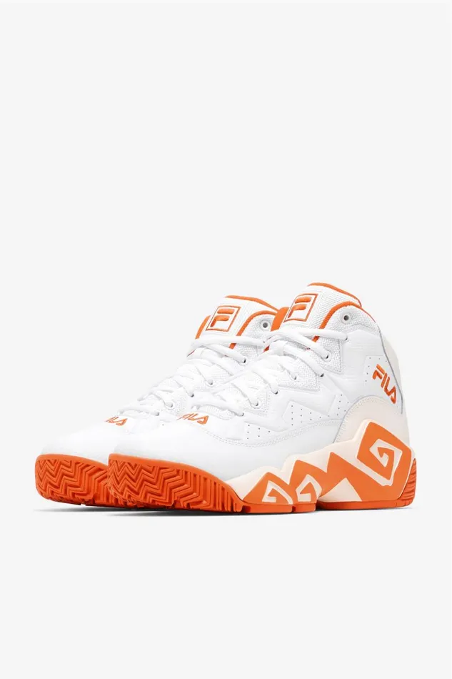 Men Fila Sneakers and Lifestyle Mb White Mandarin Red Gardenia Men Fila Sneakers and Lifestyle Mb White Mandarin Red Gardenia