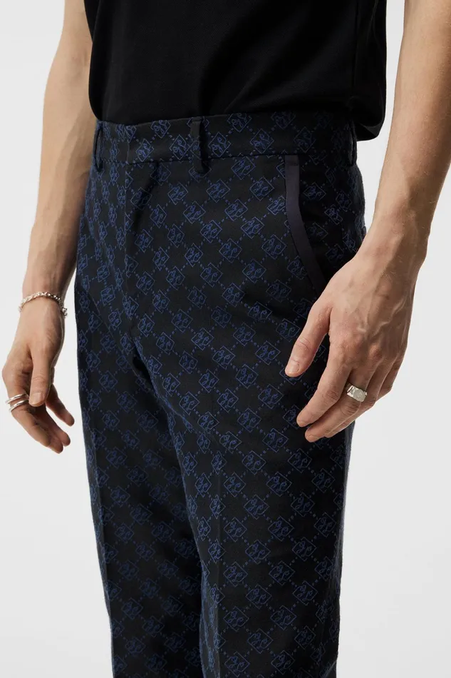 Men Gomor JL Jacquard Pants JL Navy JLindeberg Tailored Trousers Men Gomor JL Jacquard Pants JL Navy JLindeberg Tailored Trousers