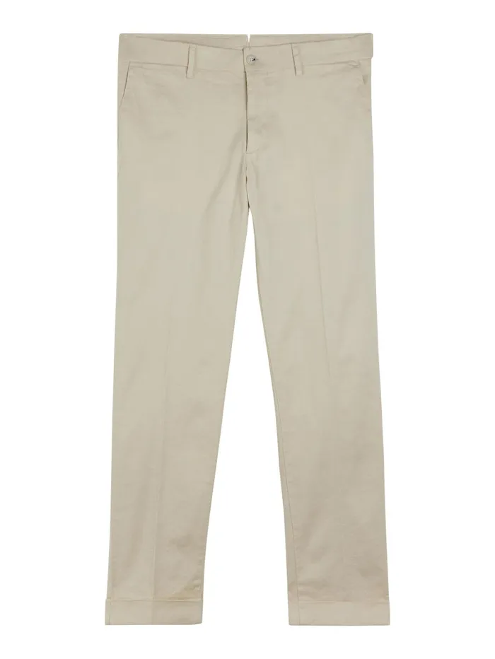 Men Grant Linen Stretch Pants Turtledove JLindeberg Trousers
