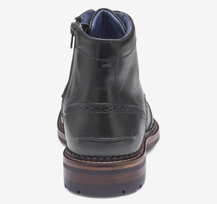 Men Johnston and Murphy Boots XC Flex Connelly Wingtip Boot Black Full Grain Men Johnston and Murphy Boots XC Flex Connelly Wingtip Boot Black Full Grain