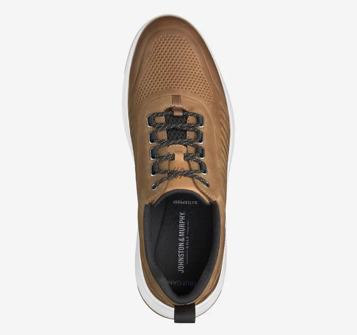 Men Johnston and Murphy LaceUps Amherst GL1 Luxe Hybrid Tan Oiled Waterproof Full Grain Men Johnston and Murphy LaceUps Amherst GL1 Luxe Hybrid Tan Oiled Waterproof Full Grain