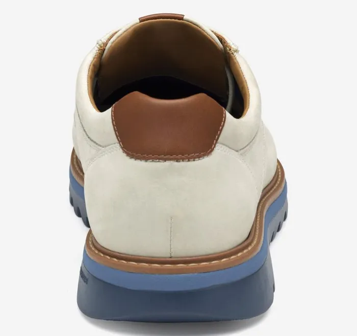 Men Johnston and Murphy LaceUps Braydon Plain Toe Offwhite Nubuck Men Johnston and Murphy LaceUps Braydon Plain Toe Offwhite Nubuck