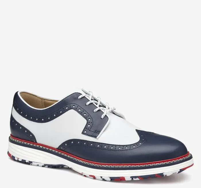 Men Johnston and Murphy LaceUps Upton GL3 Luxe Hybrid Navy Waterproof Full Grainwhite Tumbled Full Grain Men Johnston and Murphy LaceUps Upton GL3 Luxe Hybrid Navy Waterproof Full Grainwhite Tumbled Full Grain