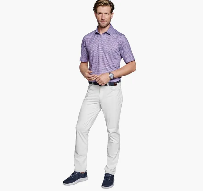 Men Johnston and Murphy Polos and Tees XC4 Performance Polo Bluered Four Points Men Johnston and Murphy Polos and Tees XC4 Performance Polo Bluered Four Points