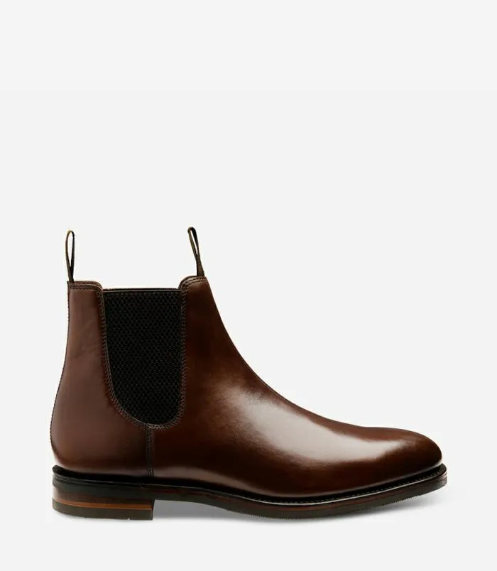 Men Loake Boots Emsworth Dark Brown
