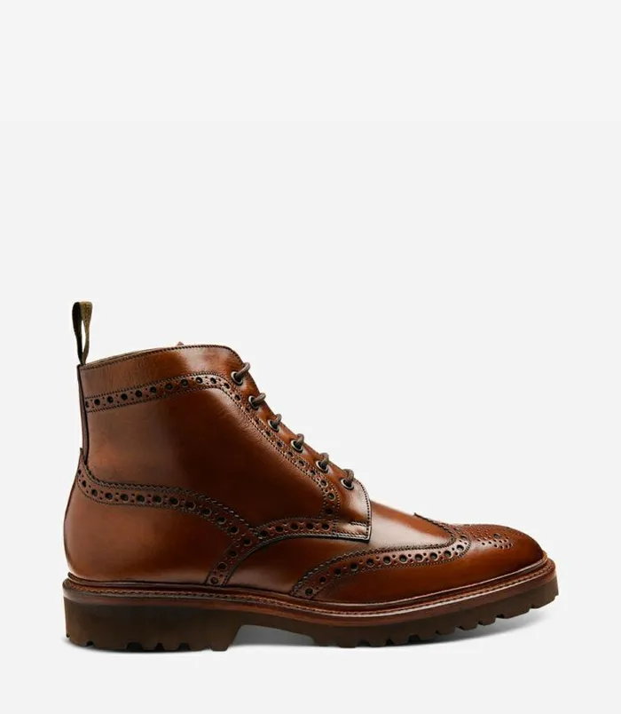 Men Loake Boots Pegasus Cedar